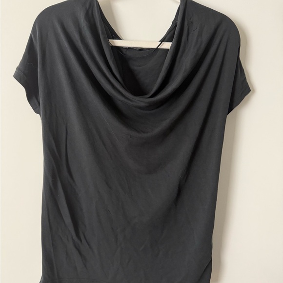 Vero Moda Black Drape Neck Blouse - Picture 1 of 3